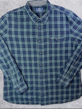 1901 Men's XL Casual 100% Cotton Long Sleeve Button Up